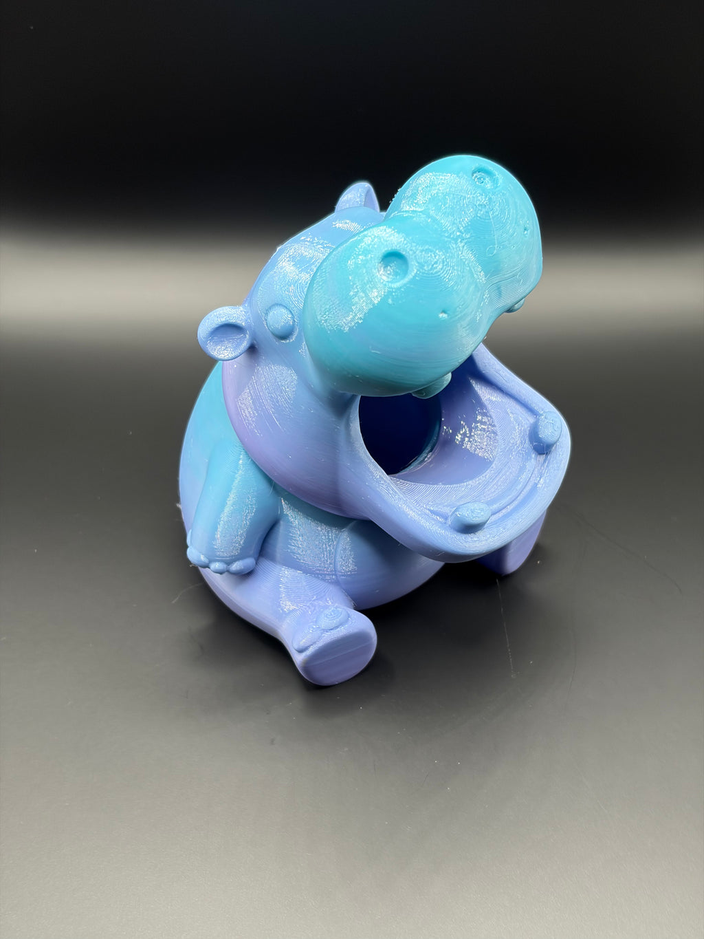 Hippopotamus Wastebasket