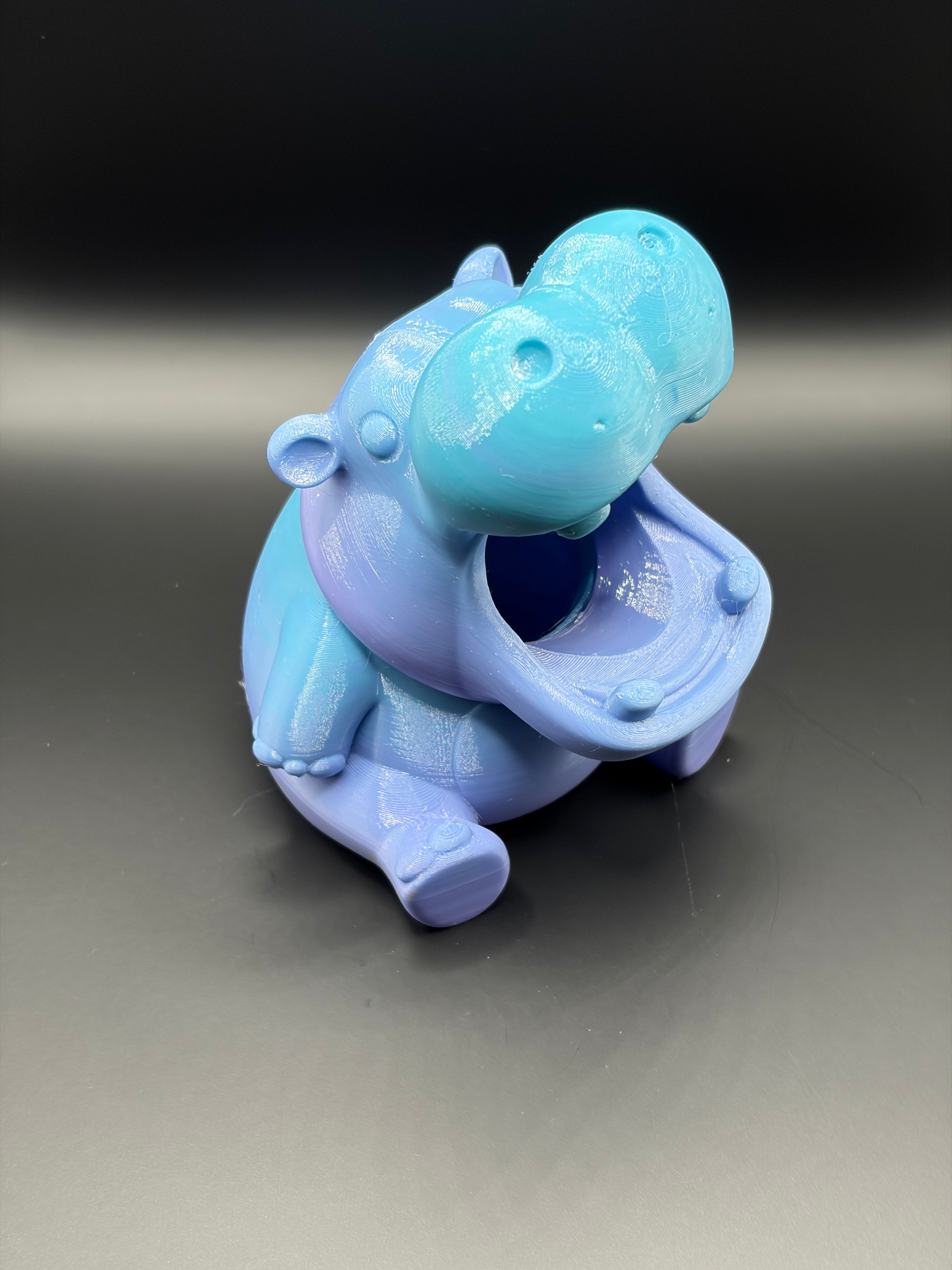 Hippopotamus Wastebasket