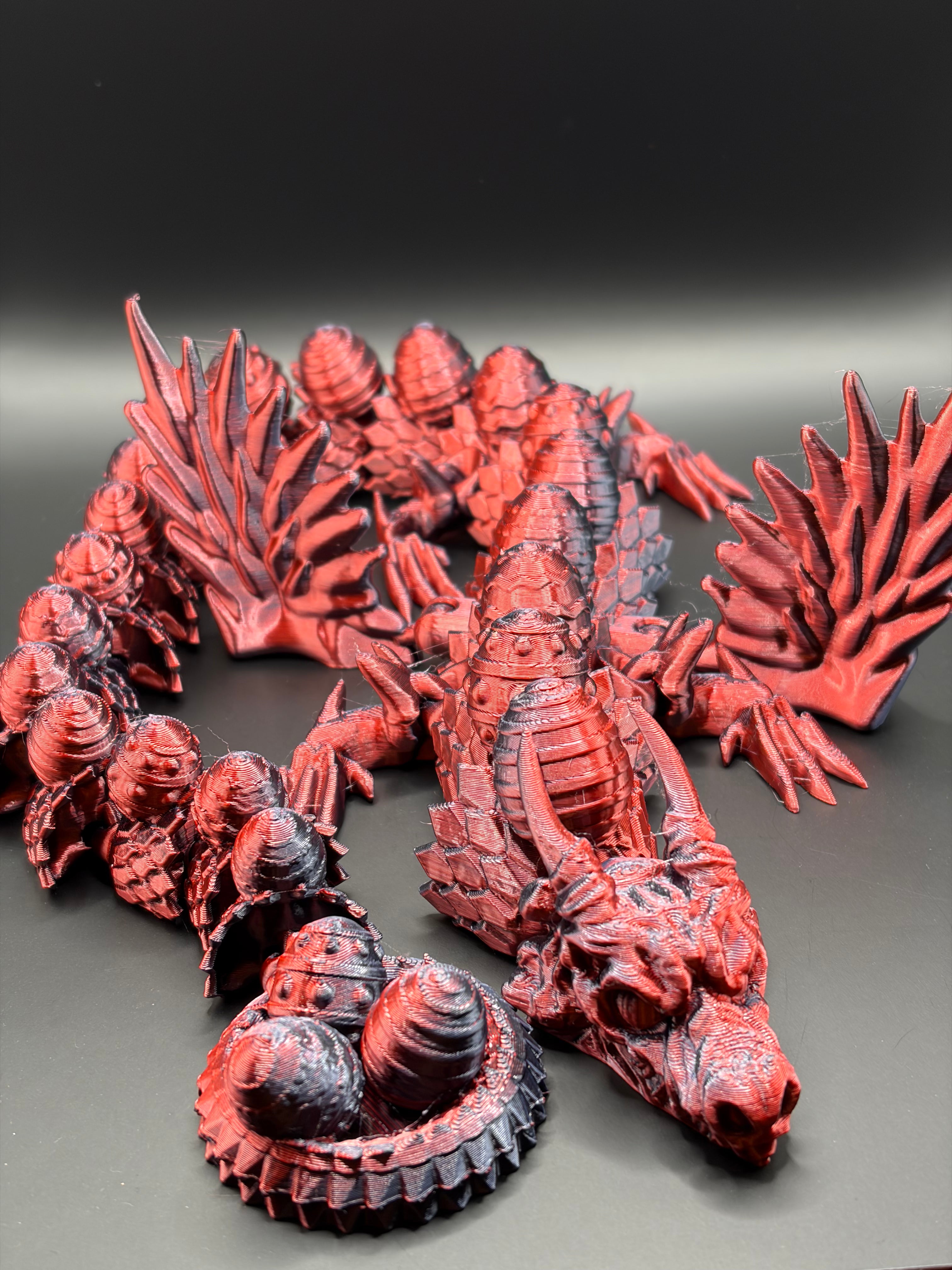 Articulated winged dragon